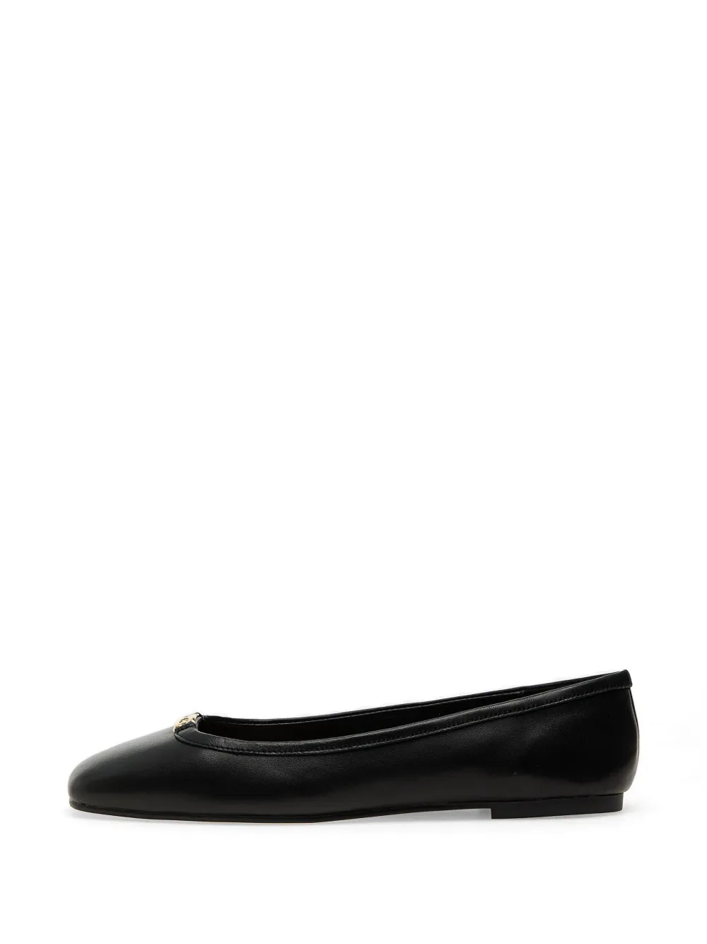 Corinthie logo-plaque square-toe ballet flats