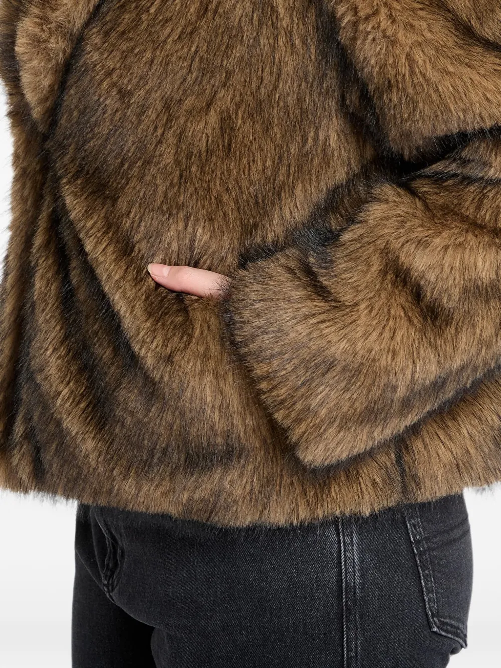 Urban Classics Jack van imitatiebont Bruin