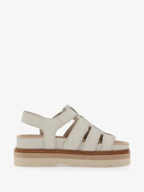 Clarks sandalias con plataforma y hebilla