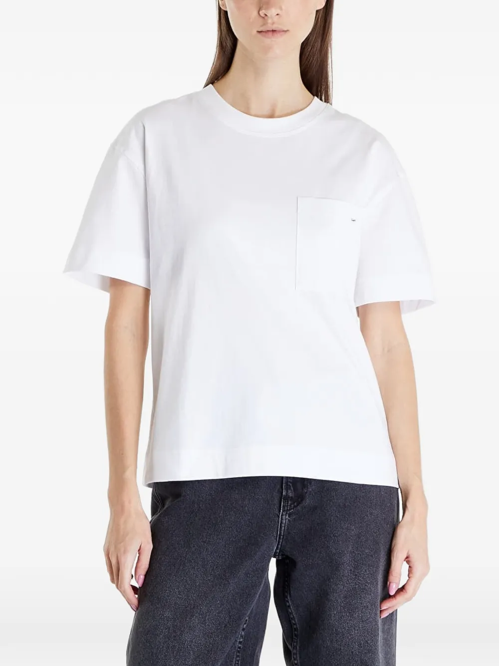 LEE T-shirt con taschino - Bianco