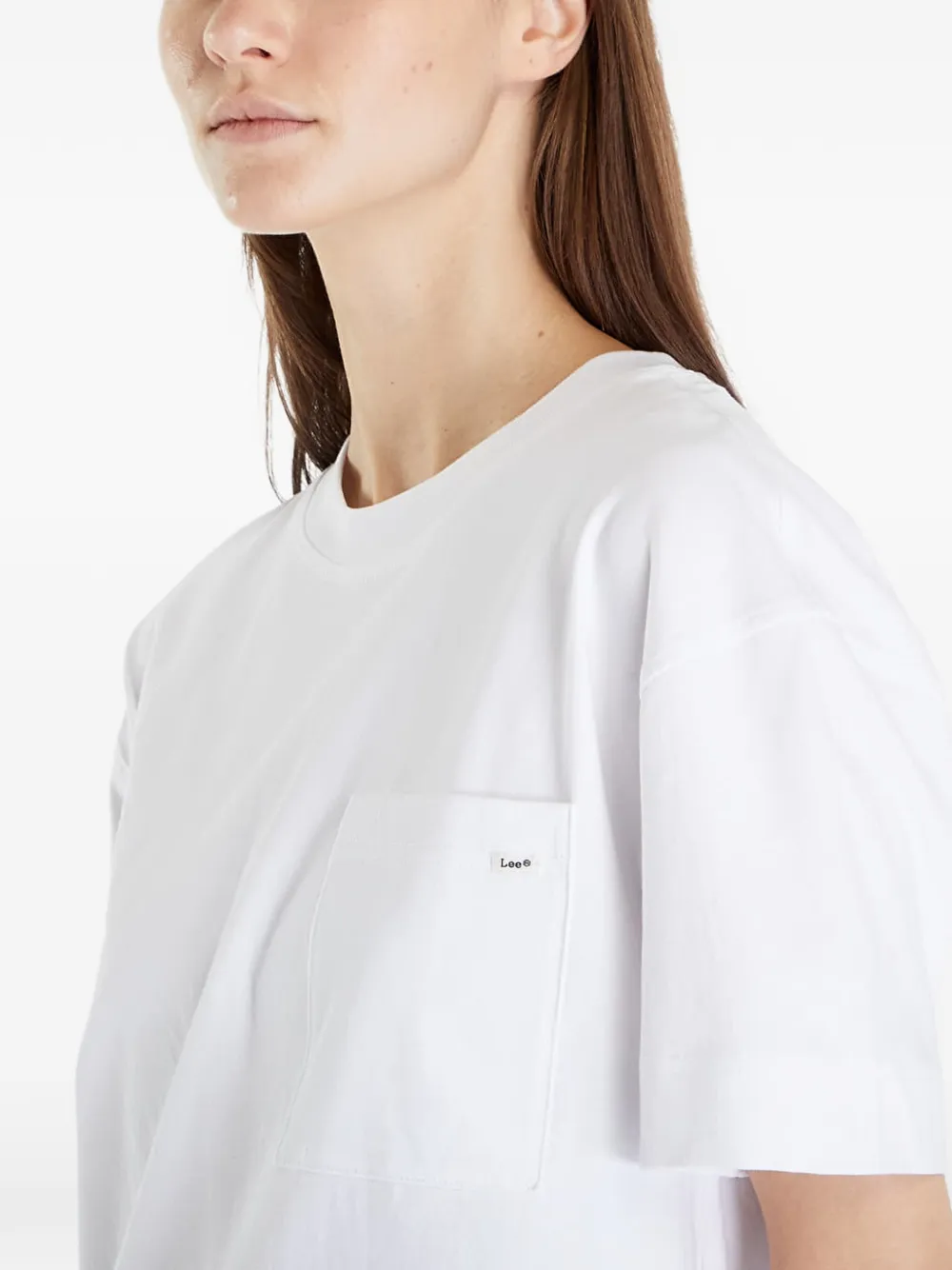LEE T-shirt met opgestikte zak Wit