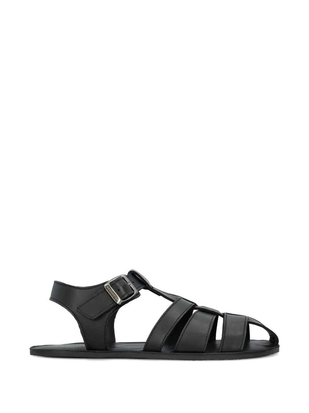 GROUNDIES Catania leather sandals - Nero