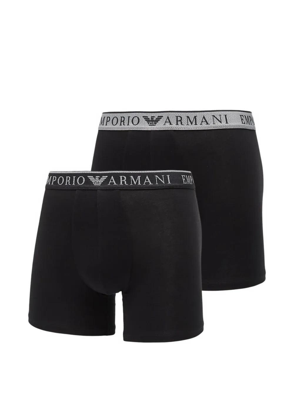 Ea7 Emporio Armani logo-waistband boxers (set of two) - Nero