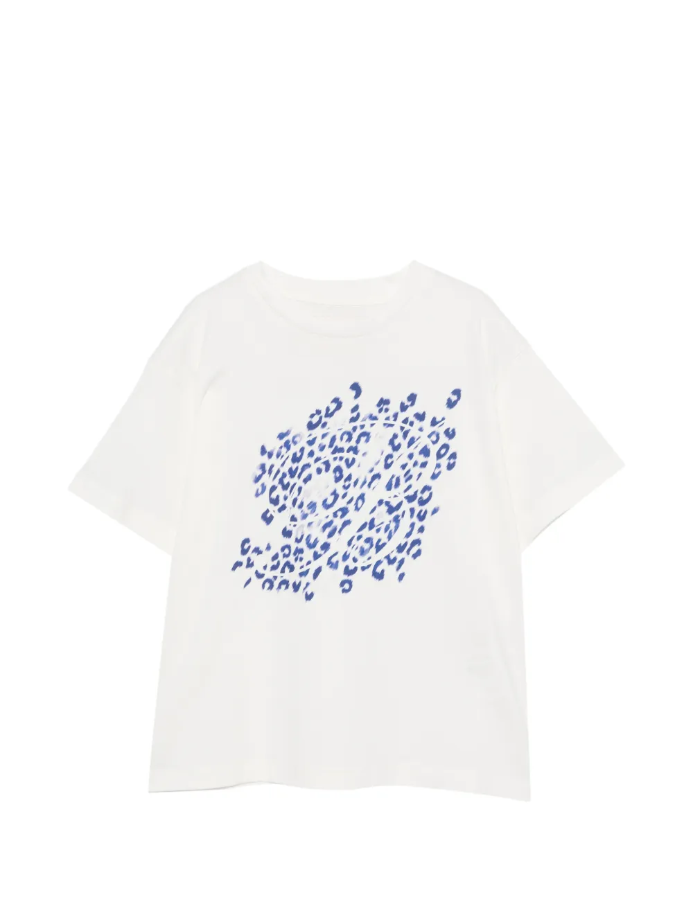 Miss Blumarine graphic-print T-shirt - Bianco