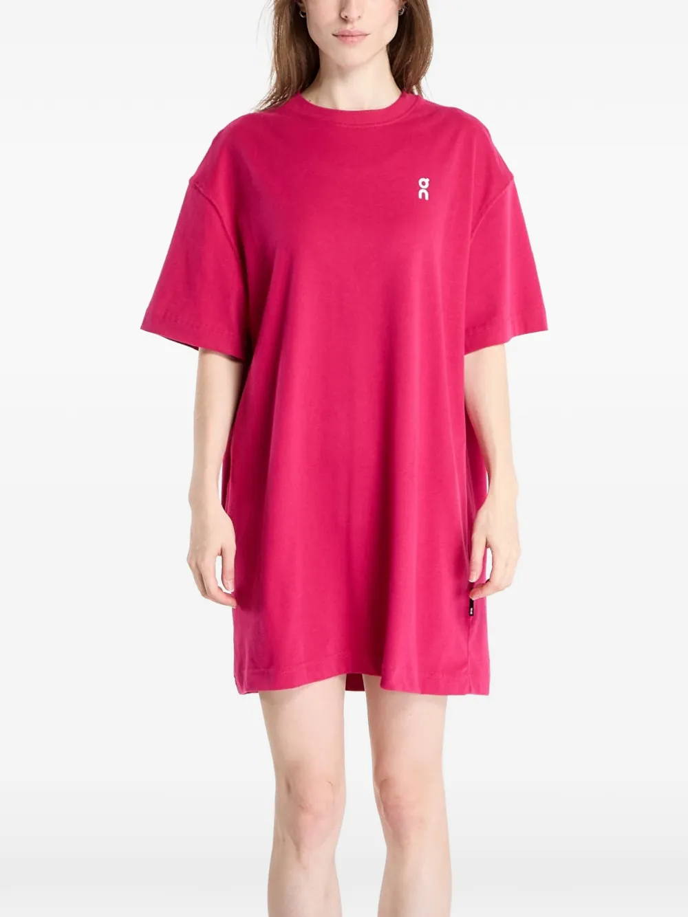 On Abito modello T-shirt con stampa - Rosa