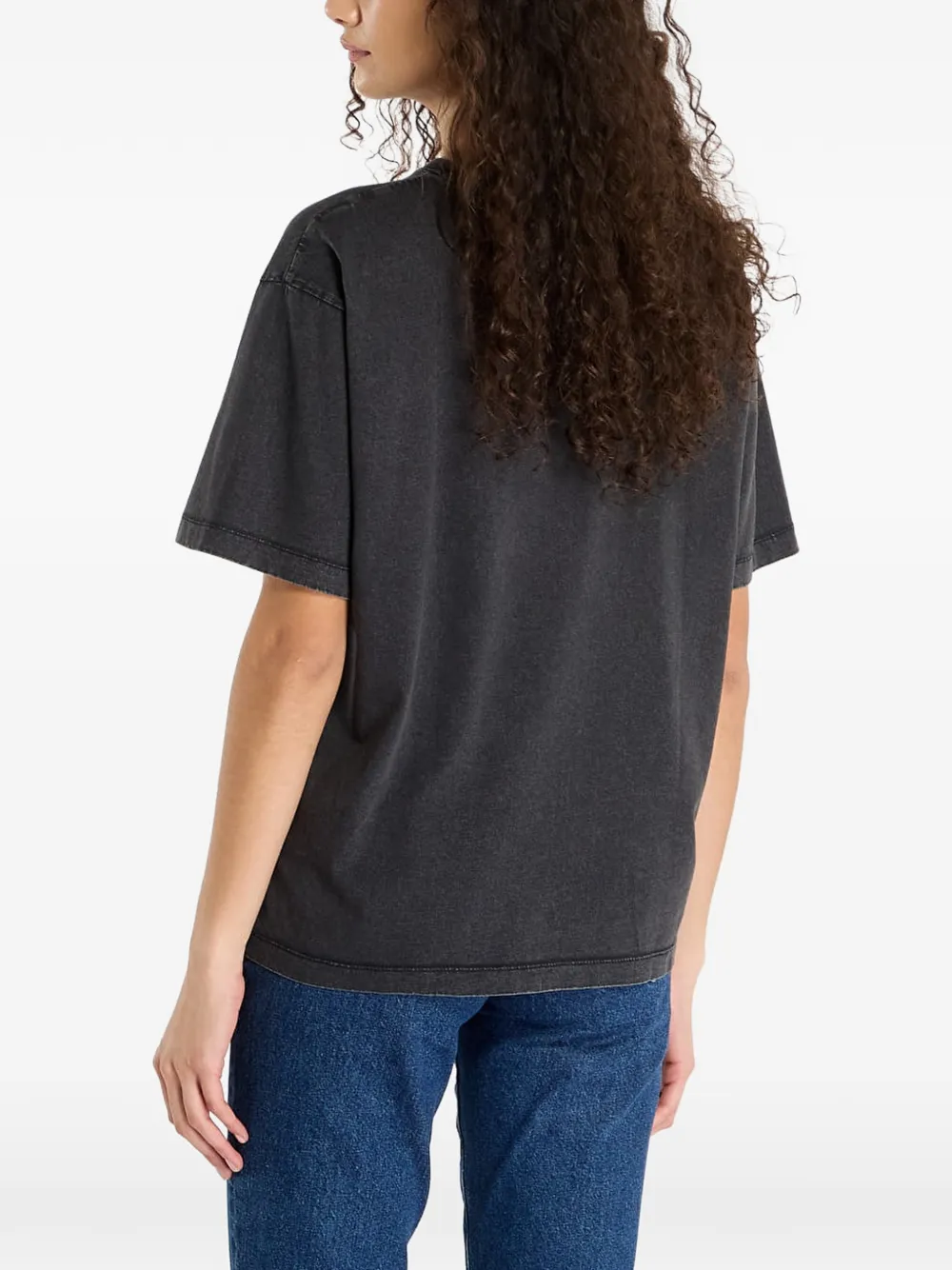 GUESS USA T-shirt met logoprint Grijs