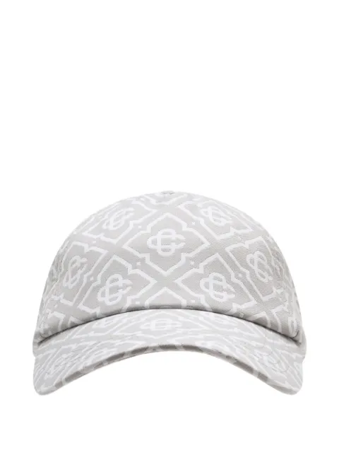 Casablanca monogram-pattern baseball cap
