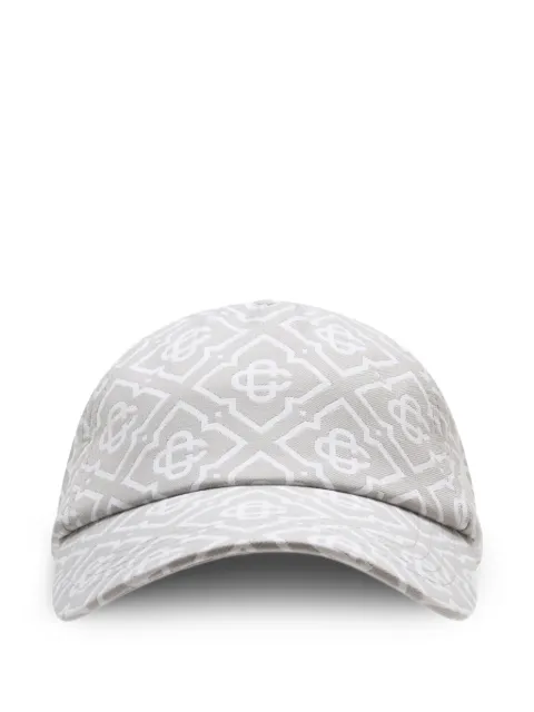 Casablanca monogram-pattern baseball cap