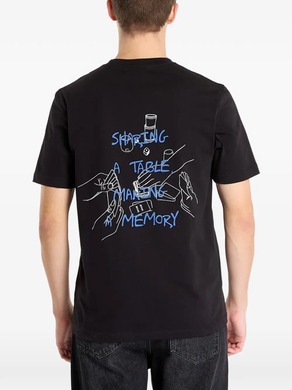 Samsoe & Samsoe Graphic-print T-shirt In Black