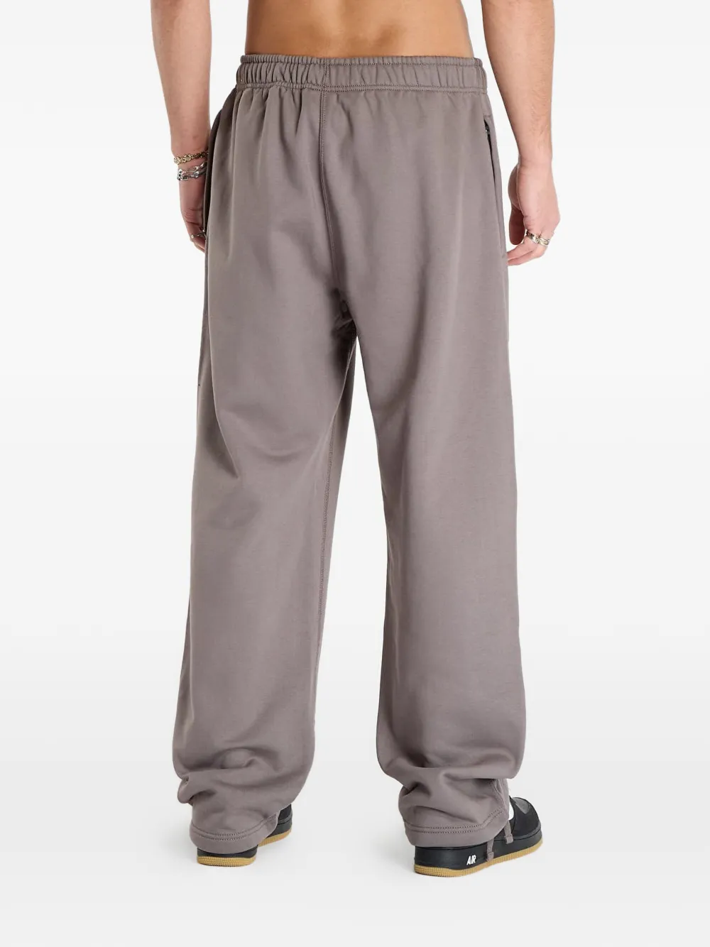 Nike Trainingsbroek met Swoosh-borduurwerk Bruin
