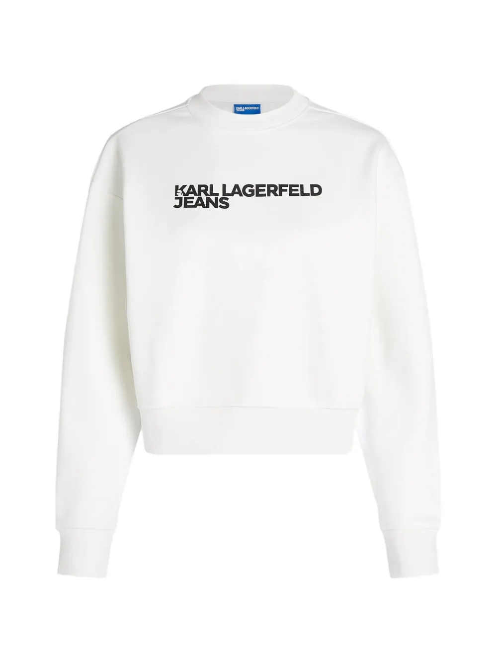 Karl Lagerfeld Jeans K Essential sweater met logoprint Wit