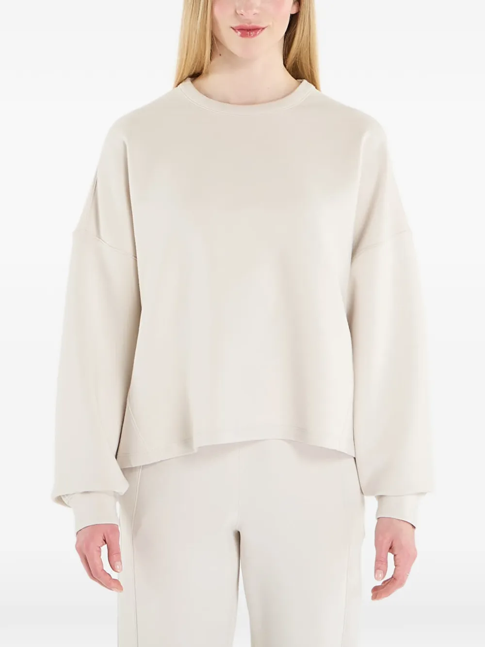 Nike Dropped-shoulder Sweater In White