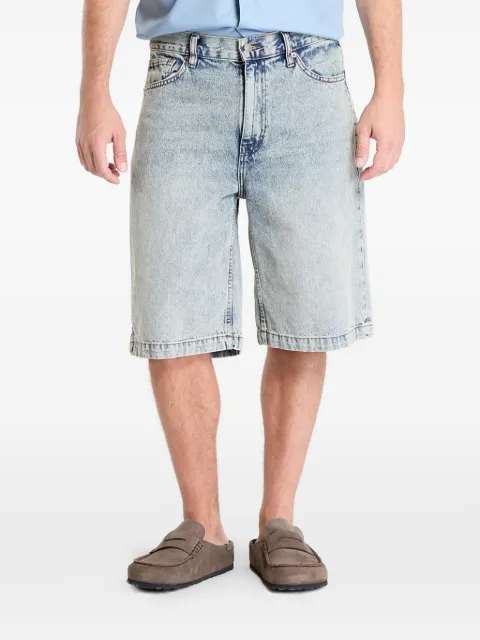 GUESS USA acid-wash denim shorts