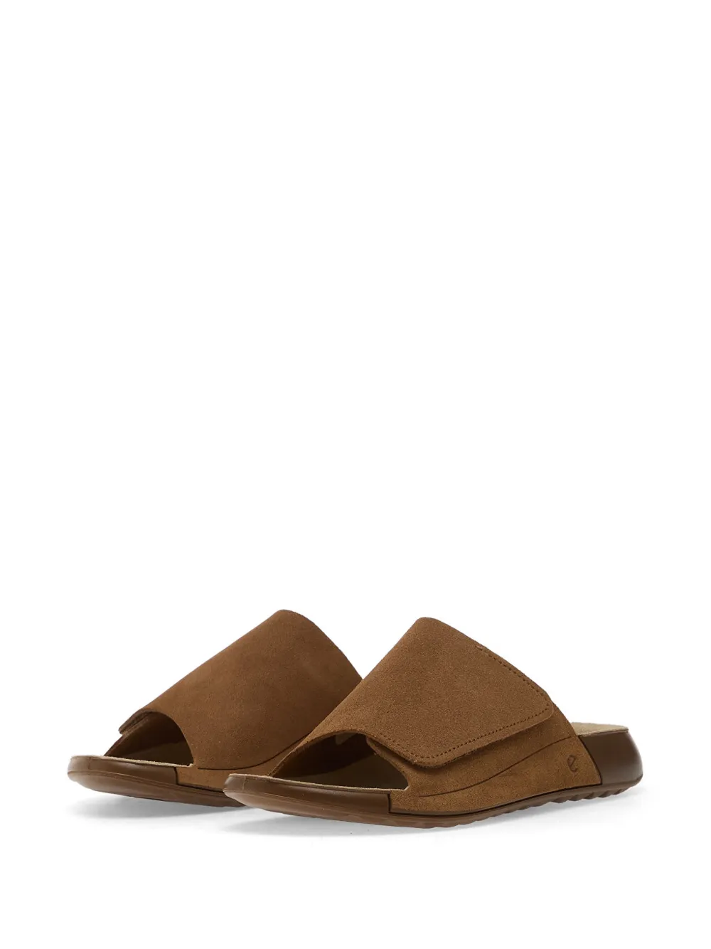 ECCO Sandalen met klittenband Bruin