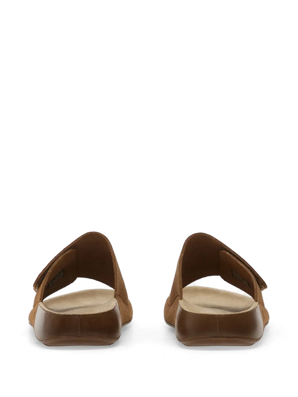 ECCO Sandalen met klittenband Bruin