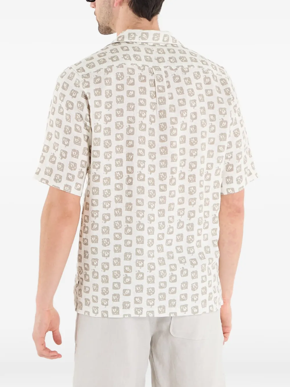  Samsoe Samsoe Camisa Con Estampado Oscar Ap - Negro 