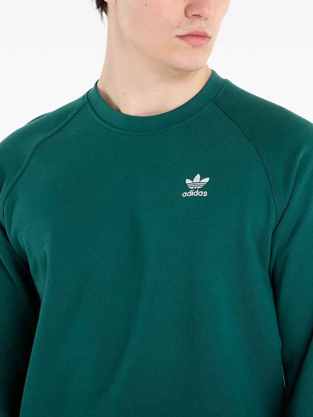 adidas Trui met logopatch Groen