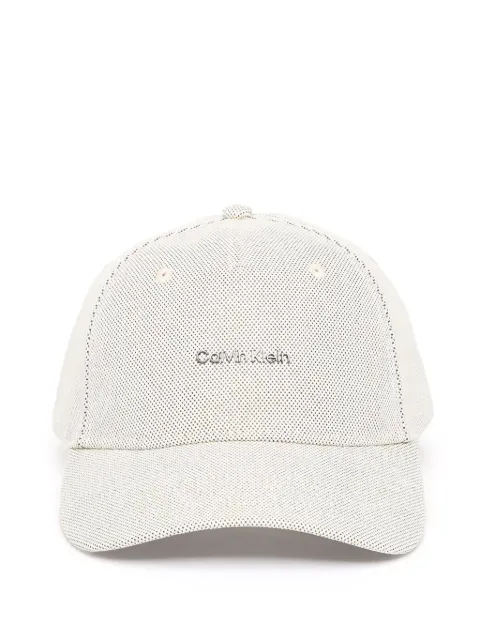 Calvin Klein logo-lettering baseball cap