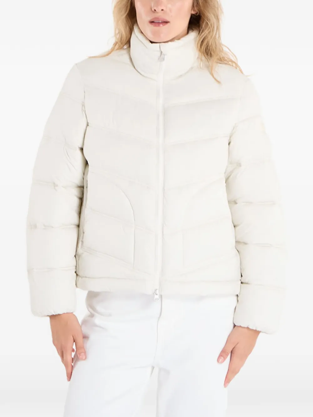 Napapijri Gesteppte Ega Jacke mit Stehkragen - Nude