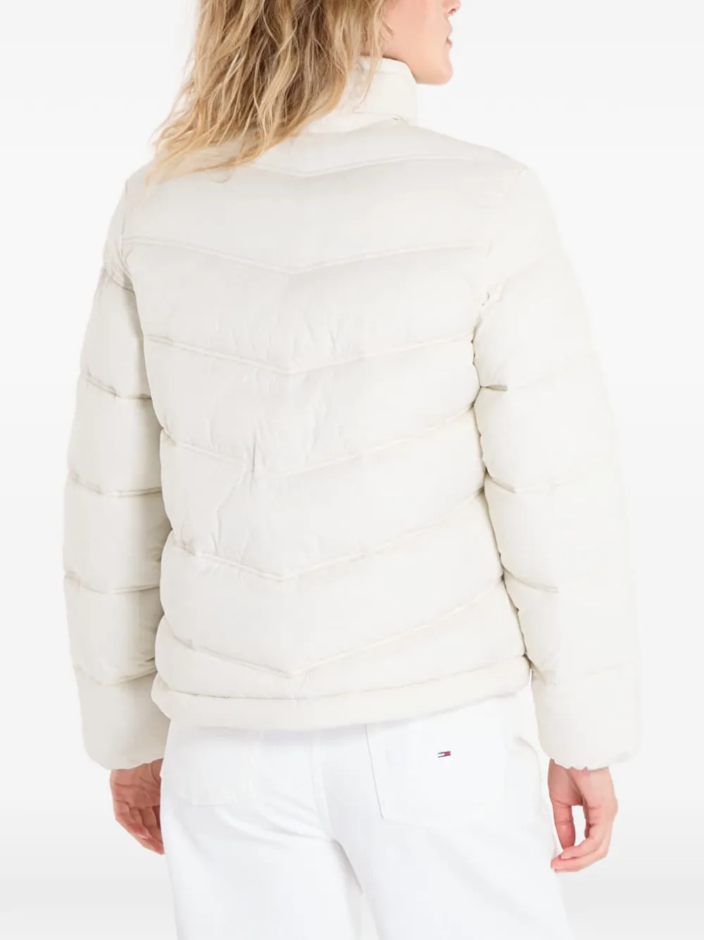 Napapijri Ega gewatteerd jack met hoge hals Beige
