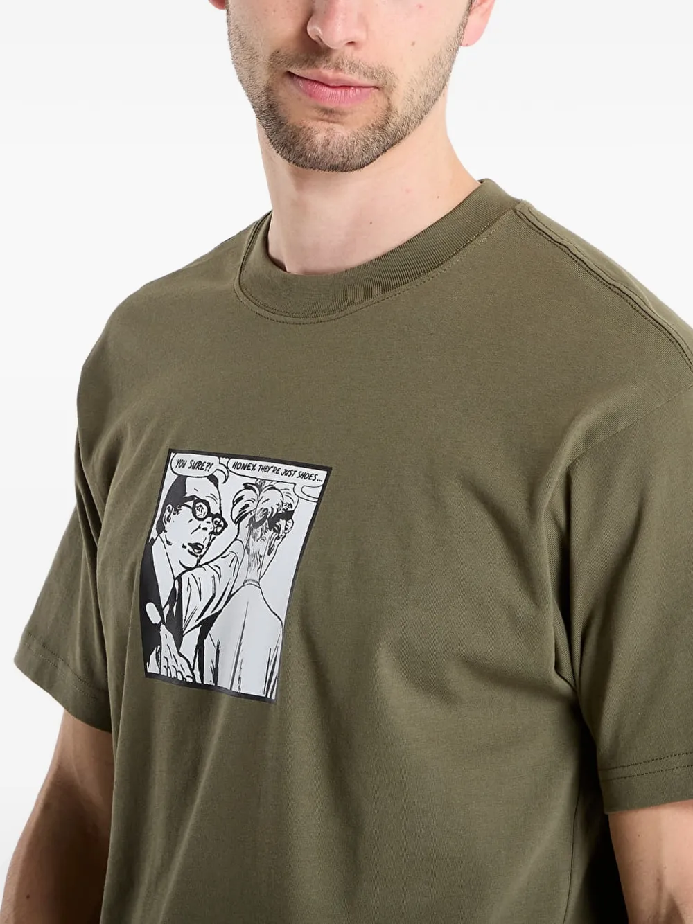 Vans Het zijn Just Shoes T-shirt met print Groen