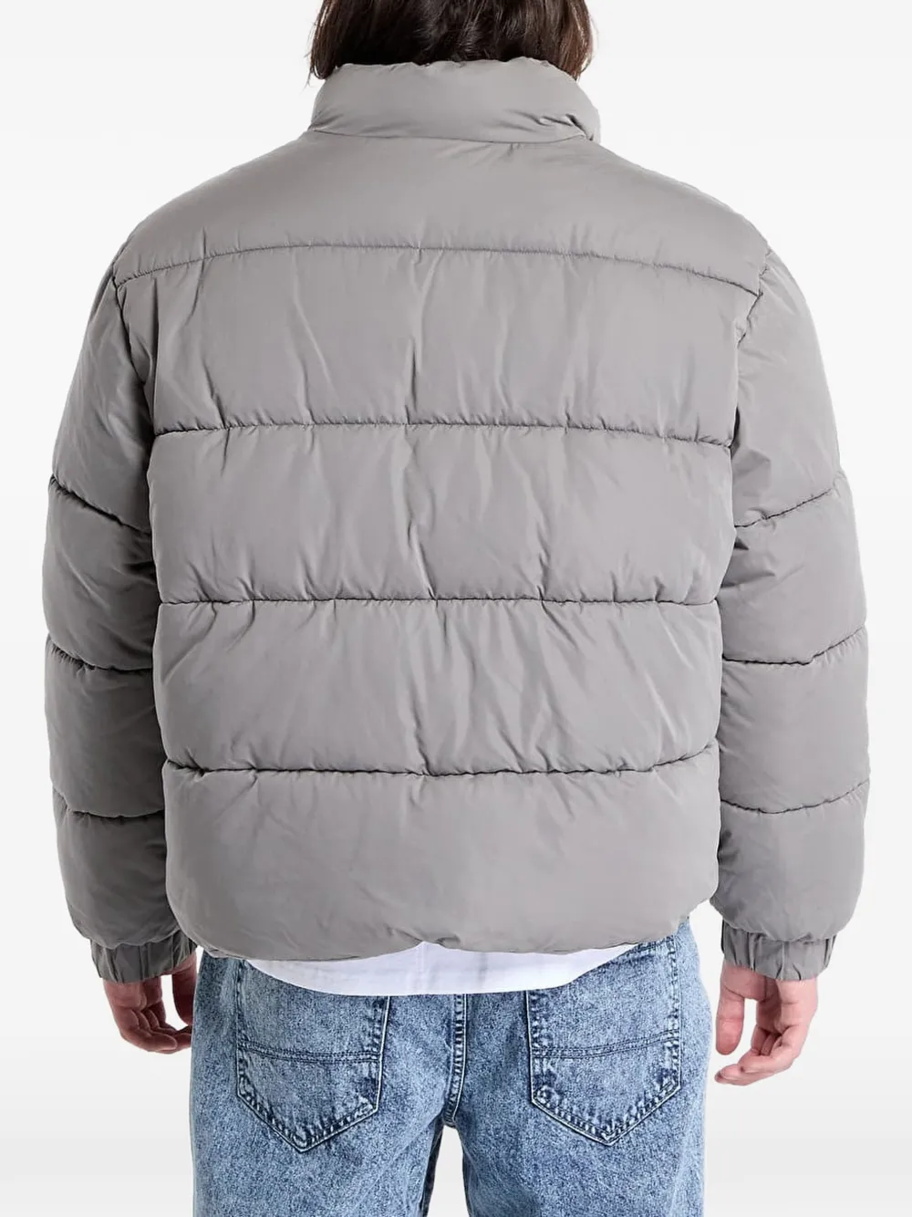 Urban Classics Gewatteerd donsjack Grijs
