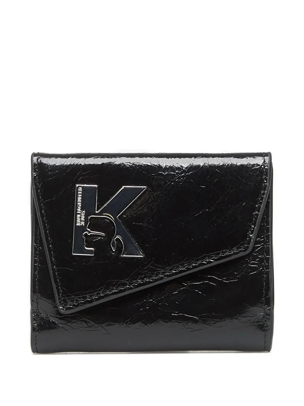 Karl Lagerfeld Jeans logo-plaque wallet - Nero