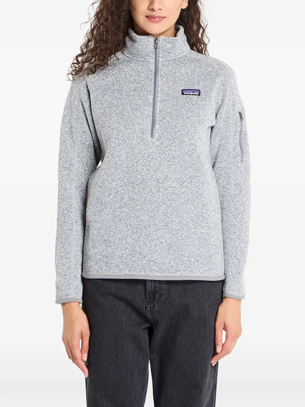 Patagonia Better Sweater Quarter-zip Sweatshirt In Gray