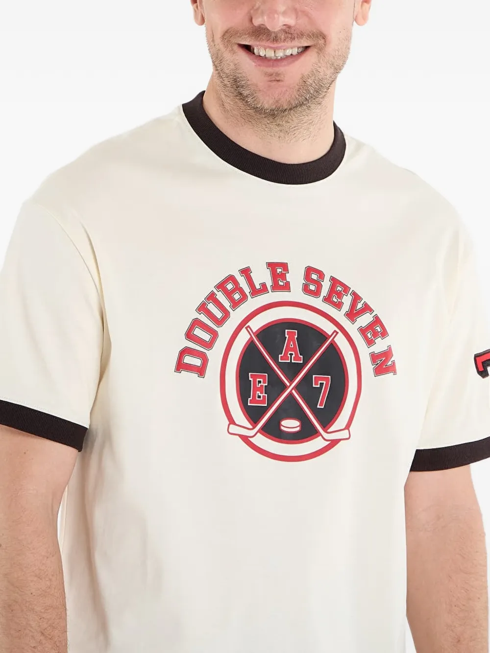 Ea7 Graphic-print T-shirt In Multi