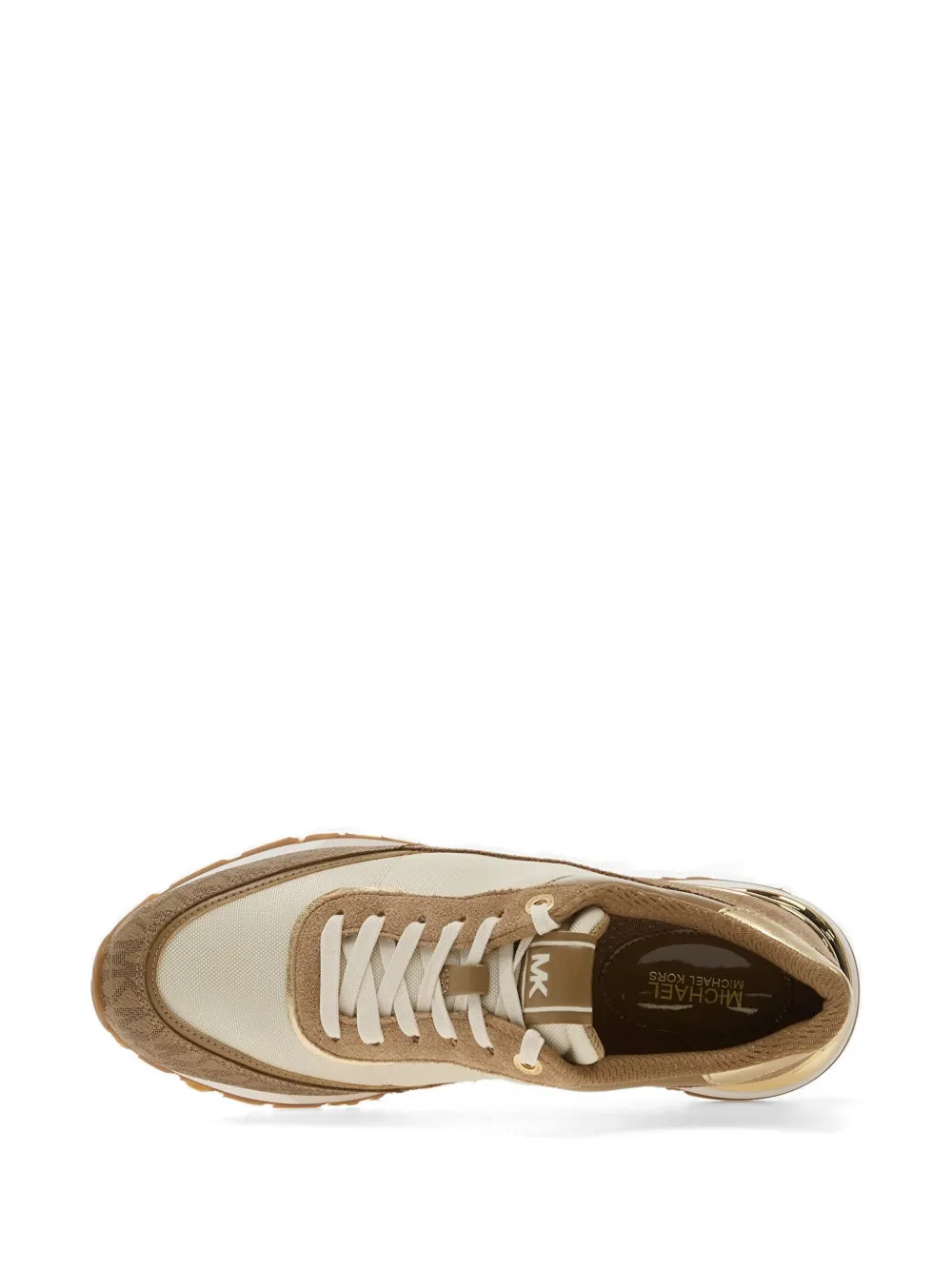Michael Kors Sneakers met monogramprint Bruin