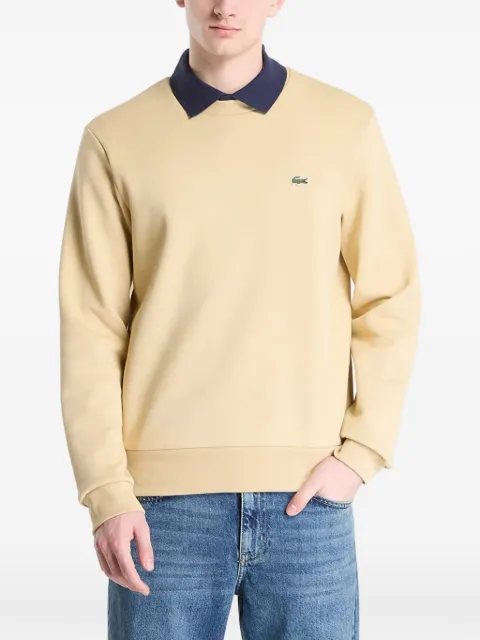 Lacoste logo-patch sweater