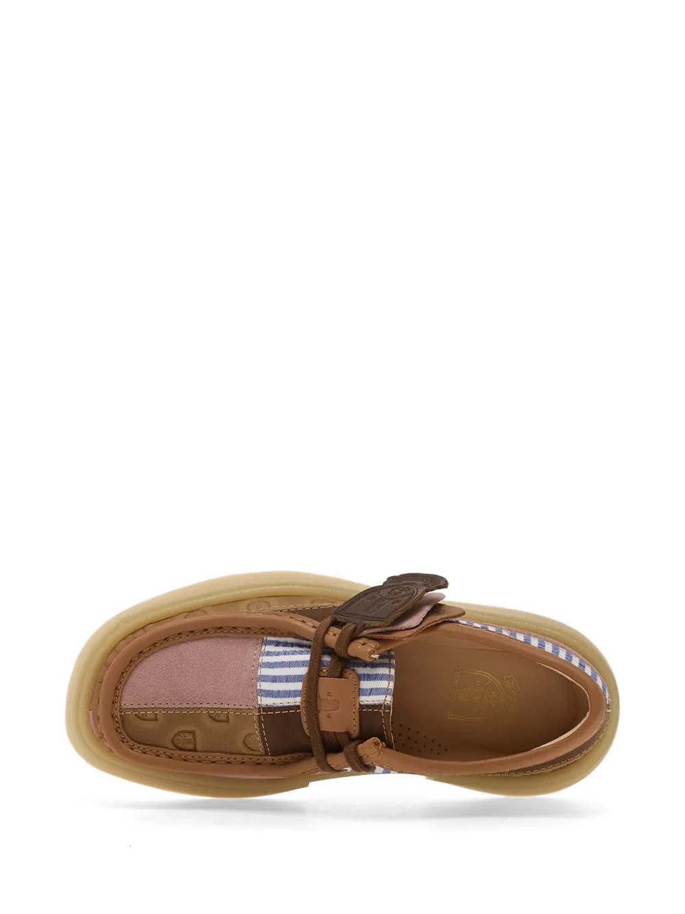 Clarks Torview Patchwork Derby Shoes In Multi