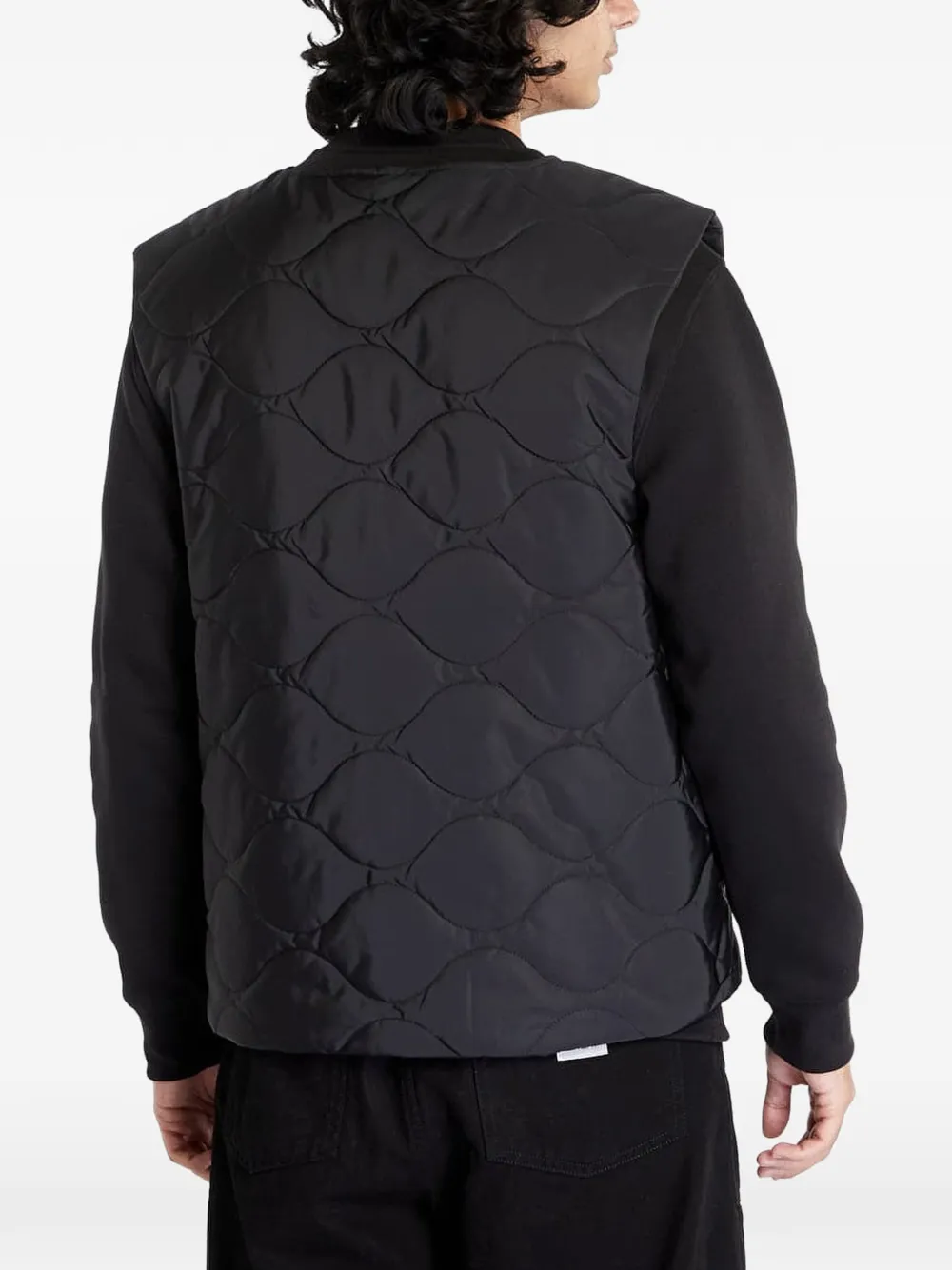 Urban Classics Gewatteerde bodywarmer Zwart