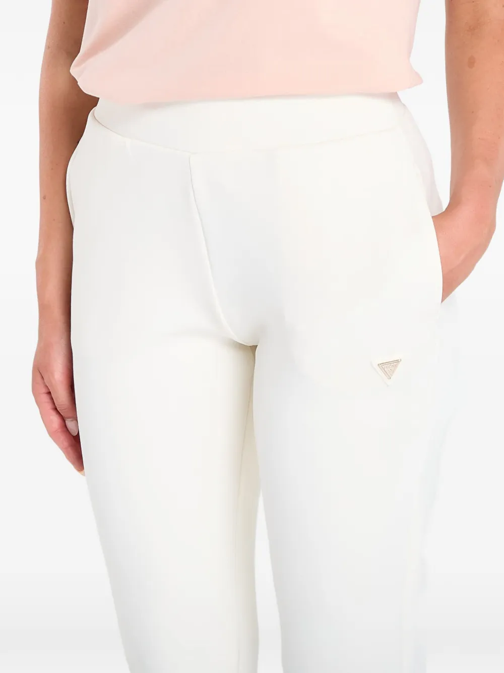 GUESS USA Trainingsbroek met logo Beige