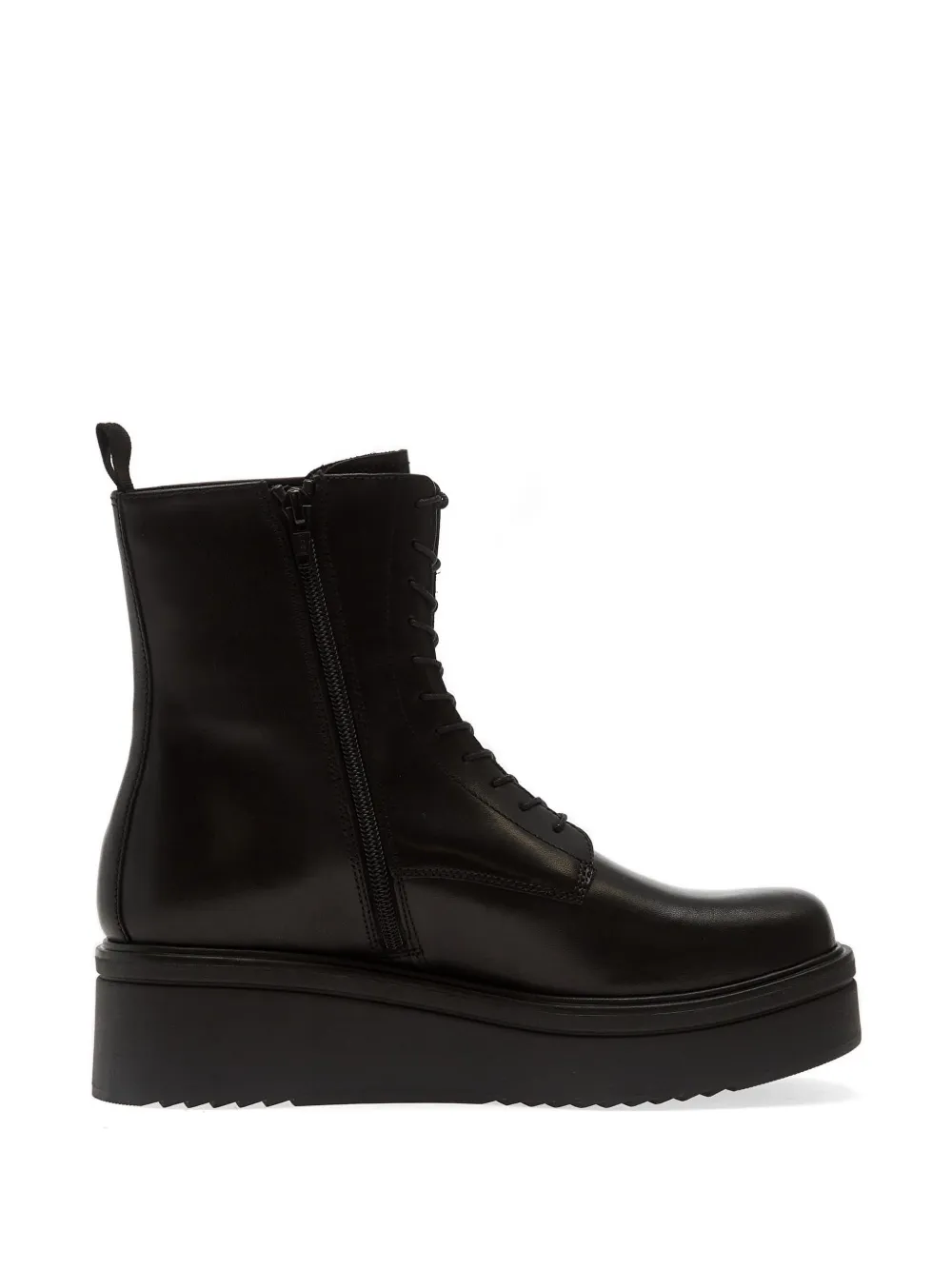 VAGABOND Tara lace-up leather sneakers - Nero