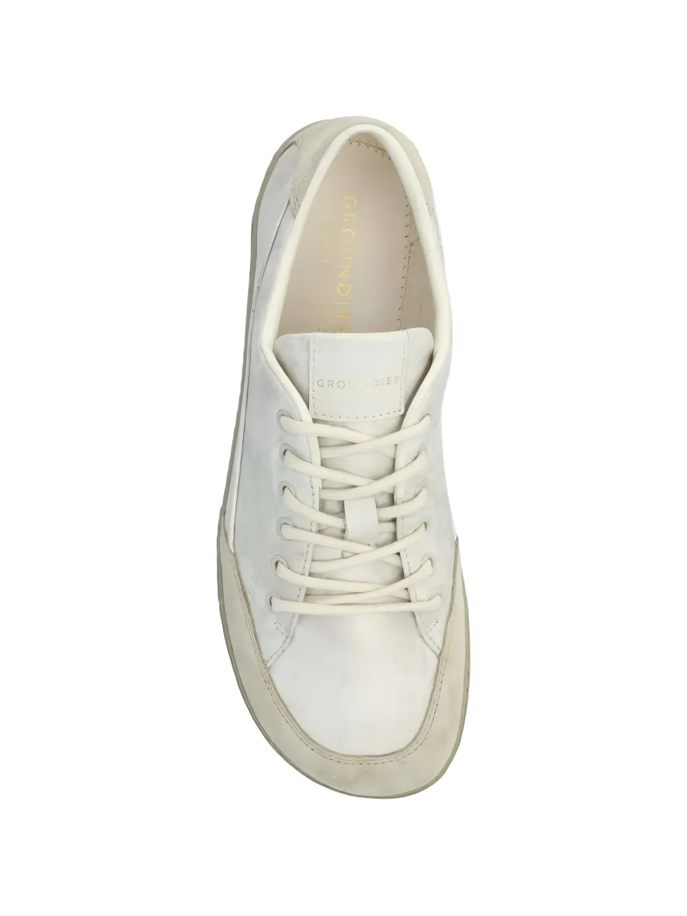 GROUNDIES suede-panelled sneakers Beige