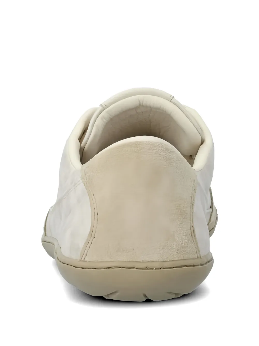 GROUNDIES suede-panelled sneakers Beige