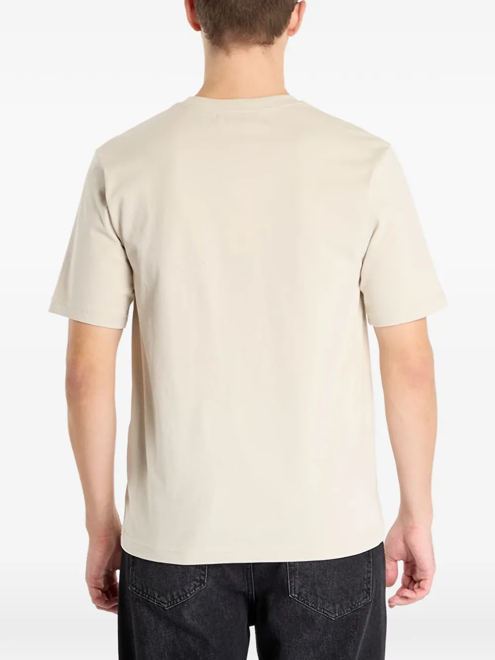 Samsoe & Samsoe Logo-detail T-shirt In Neutral