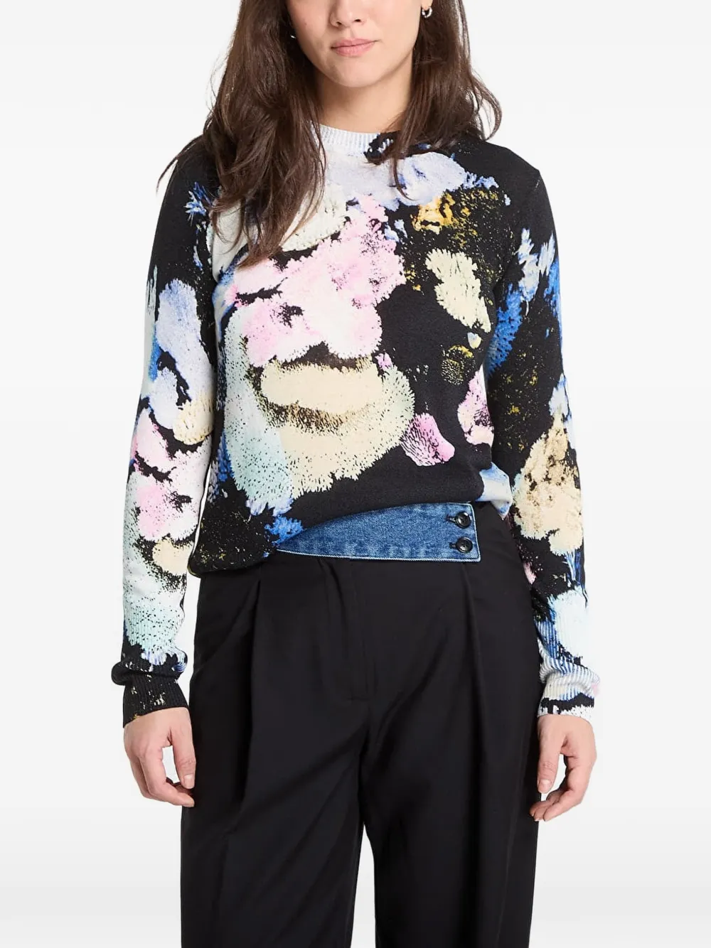Desigual x Christian Lacroix floral-print sweater - Nero
