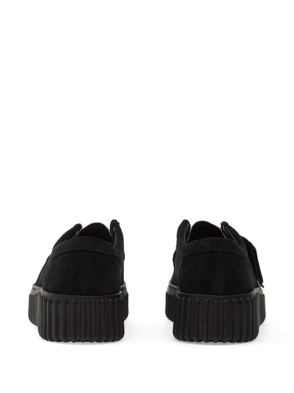 Clarks Torhill Bee suède sneakers met luipaardprint Zwart