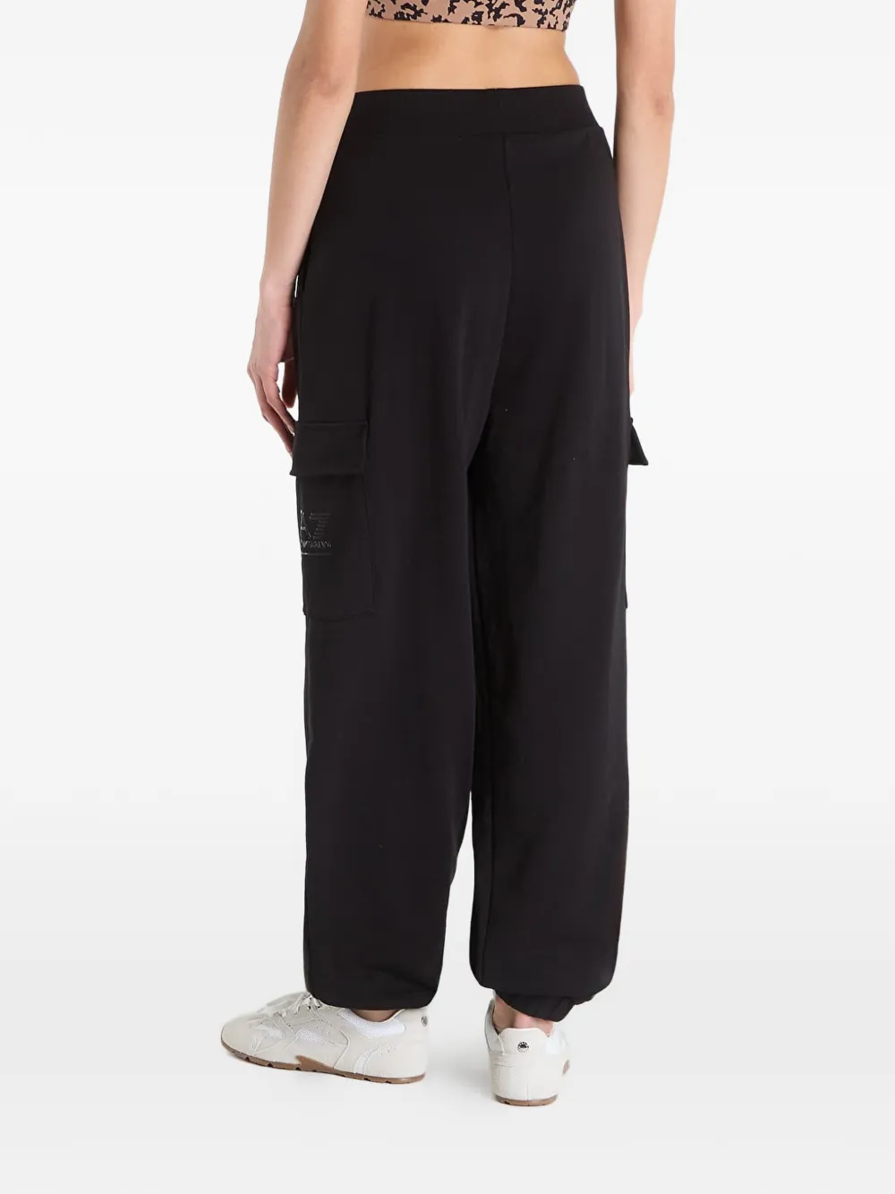 Ea7 Emporio Armani Trainingsbroek met logoprint Zwart