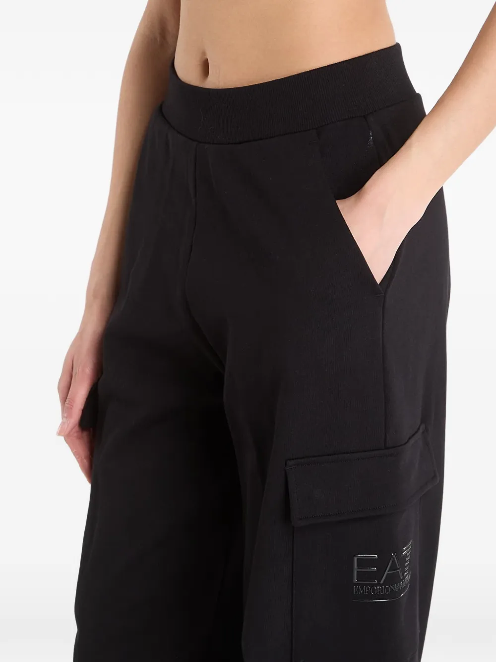 Ea7 Emporio Armani Trainingsbroek met logoprint Zwart