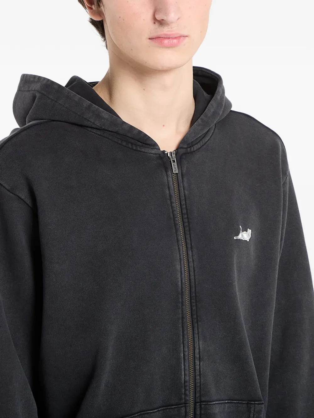 Ripndip Castanza hoodie met rits Zwart