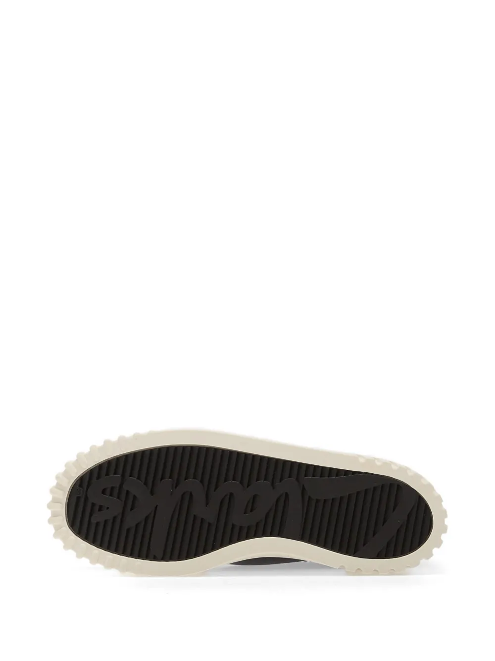 Clarks Mayhill Walk leren sneakers met plateauzool Zwart