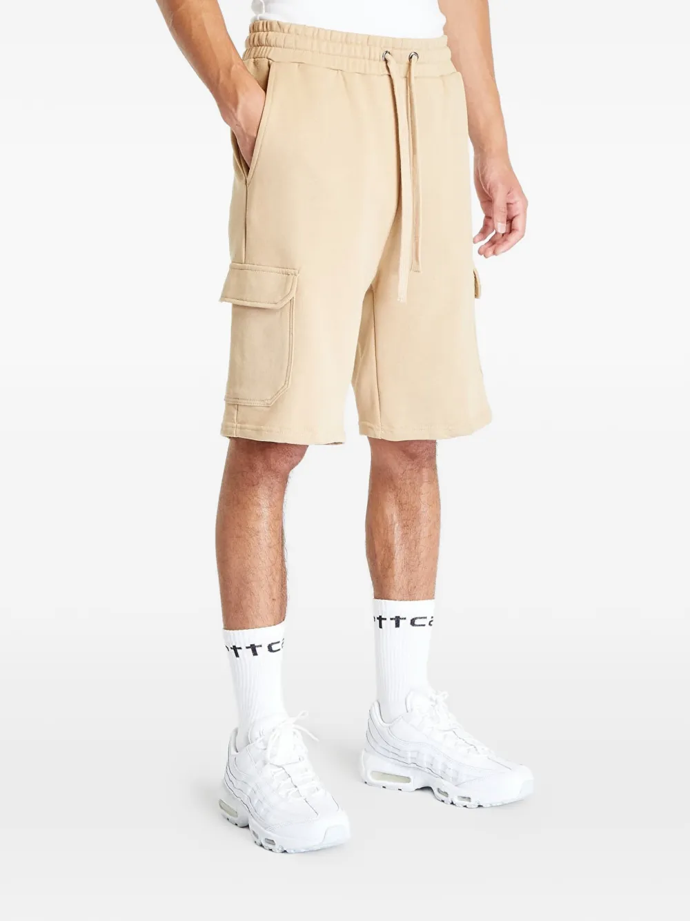 Urban Classics drawstring cargo shorts - Neutrals