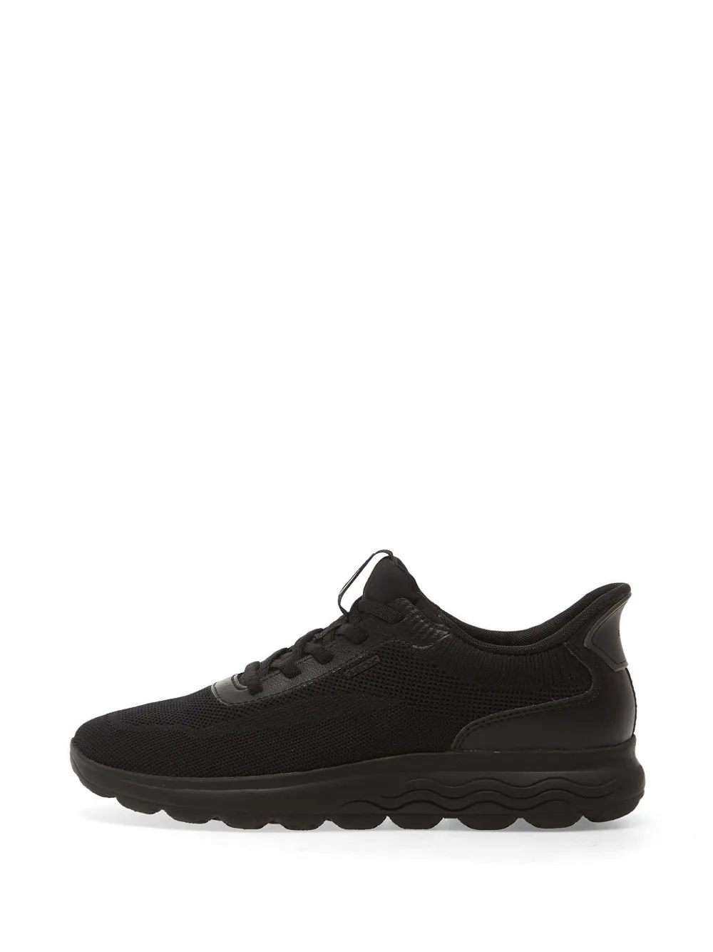 Geox Spherica Plus Lace-up Sneakers In Black
