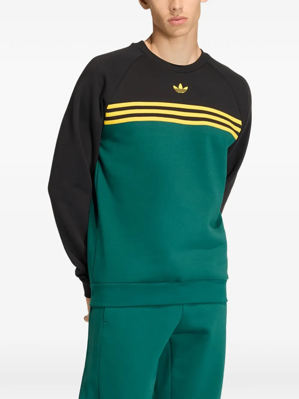 adidas crew-neck sweatshirt - Grün