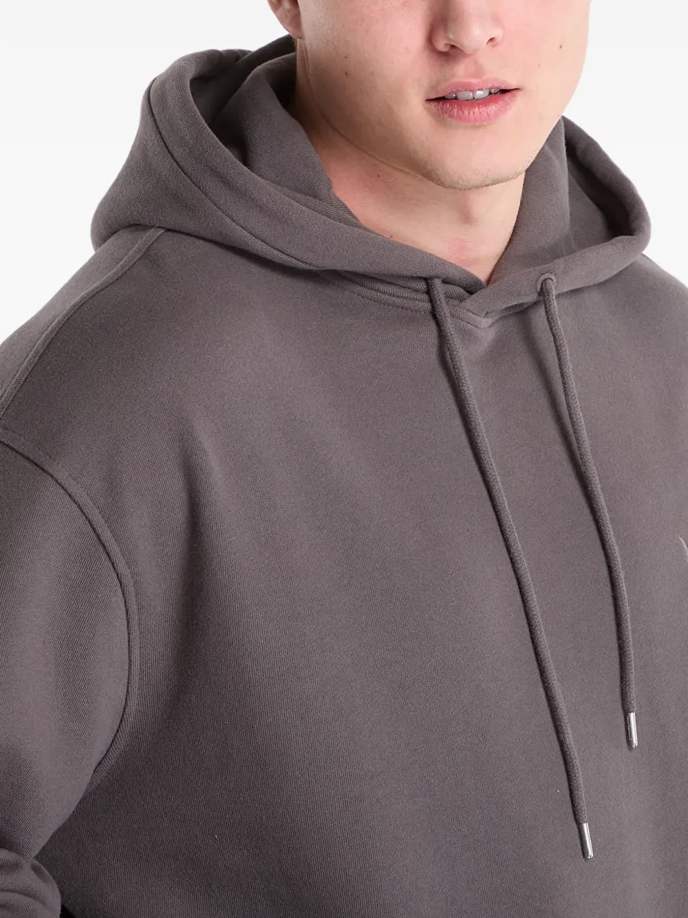 AllSaints Asher Ramskull hoodie Grijs