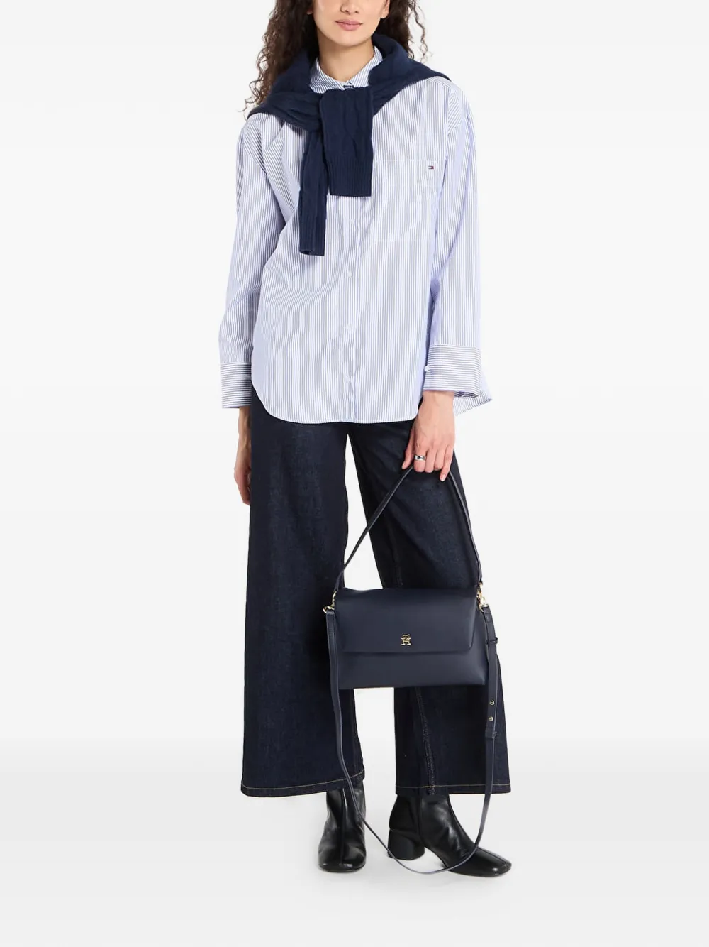Tommy Hilfiger Stripe-pattern Button-up Shirt In Multi