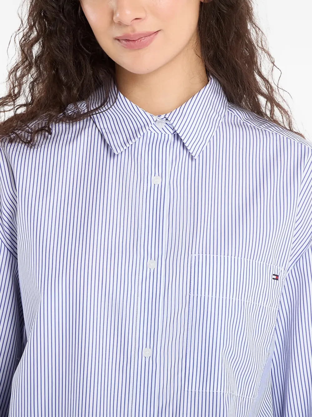 Tommy Hilfiger Stripe-pattern Button-up Shirt In Multi